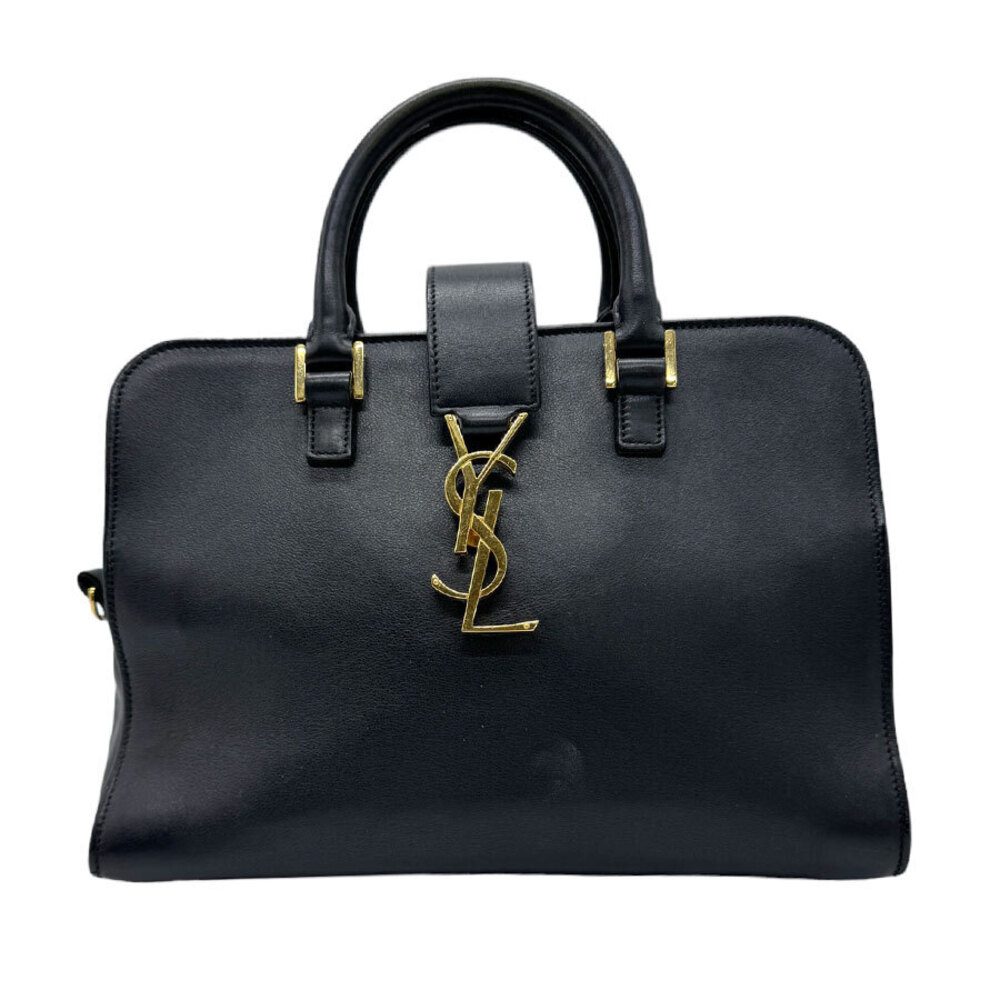 Saint Laurent Baby Cabas 2way Shoulder Bag leather Black